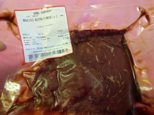 Colis de boeuf dégustation